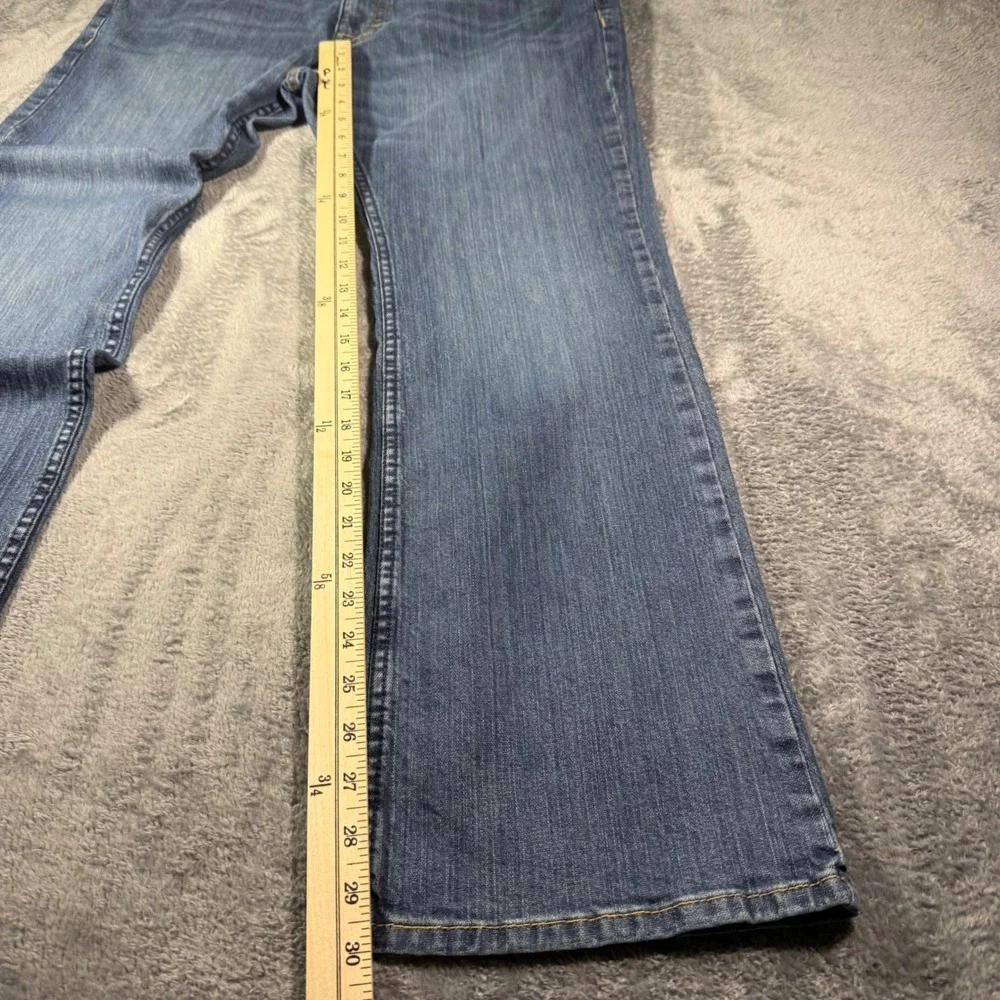 Cody James Mens Straight Leg Western Denim Jeans Medium Wash Blue 35x30